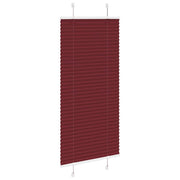Vidaxl plissé rolgordijn 60x100 cm stofbreedte 59,4 cm bordeauxrood - afbeelding 3
