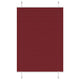 Vidaxl plissé rolgordijn 95x100 cm stofbreedte 94,4 cm bordeauxrood