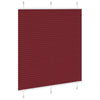 Vidaxl plissé rolgordijn 115x100cm stofbreedte 114,4cm bordeauxrood