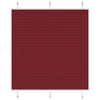 Vidaxl plissé rolgordijn 120x100cm stofbreedte 119,4cm bordeauxrood