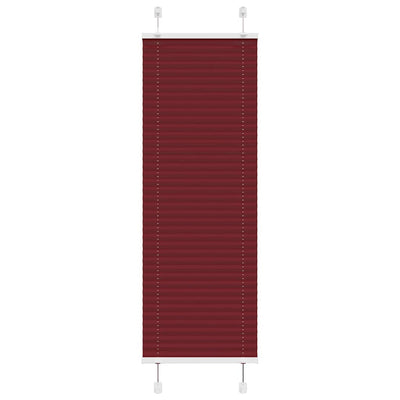 Vidaxl plissé rolgordijn 40x150 cm stofbreedte 39,4 cm bordeauxrood