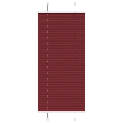 Vidaxl plissé rolgordijn 55x150 cm stofbreedte 54,4 cm bordeauxrood