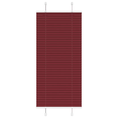 Vidaxl plissé rolgordijn 60x150 cm stofbreedte 59,4 cm bordeauxrood