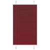 Vidaxl plissé rolgordijn 75x150 cm stofbreedte 74,4 cm bordeauxrood