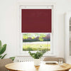 Vidaxl plissé rolgordijn 80x150 cm stofbreedte 79,4 cm bordeauxrood