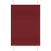 Vidaxl plissé rolgordijn 85x150 cm stofbreedte 84,4 cm bordeauxrood