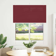 Vidaxl plissé rolgordijn 110x150cm stofbreedte 109,4cm bordeauxrood - afbeelding 2
