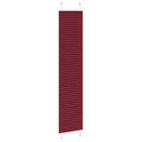 Vidaxl plissé rolgordijn 45x200 cm stofbreedte 44,4 cm bordeauxrood - afbeelding 3