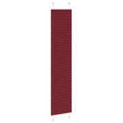 Vidaxl plissé rolgordijn 50x200 cm stofbreedte 49,4 cm bordeauxrood - afbeelding 3