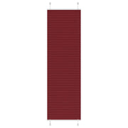 Vidaxl plissé rolgordijn 65x200 cm stofbreedte 64,4 cm bordeauxrood - afbeelding 1