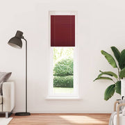 Vidaxl plissé rolgordijn 65x200 cm stofbreedte 64,4 cm bordeauxrood - afbeelding 2