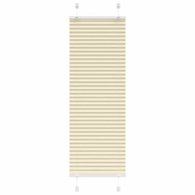 Vidaxl plissé rolgordijn 40x100 cm stofbreedte 39,4 cm polyester crème