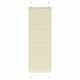 Vidaxl plissé rolgordijn 50x100 cm stofbreedte 49,4 cm polyester crème