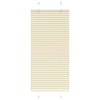 Vidaxl plissé rolgordijn 60x100 cm stofbreedte 59,4 cm polyester crème