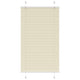 Vidaxl plissé rolgordijn 75x100 cm stofbreedte 74,4 cm polyester crème