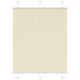 Vidaxl plissé rolgordijn 105x100cm stofbreedte 104,4cm polyester crème