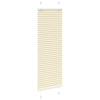 Vidaxl plissé rolgordijn 40x150 cm stofbreedte 39,4 cm polyester crème