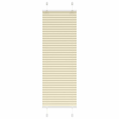 Vidaxl plissé rolgordijn 50x150 cm stofbreedte 49,4 cm polyester crème
