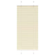 Vidaxl plissé rolgordijn 55x150 cm stofbreedte 54,4 cm polyester crème