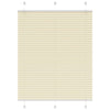 Vidaxl plissé rolgordijn 105x150cm stofbreedte 104,4cm polyester crème