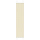 Vidaxl plissé rolgordijn 40x200 cm stofbreedte 39,4 cm polyester crème