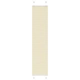 Vidaxl plissé rolgordijn 50x200 cm stofbreedte 49,4 cm polyester crème - afbeelding 2