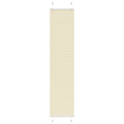 Vidaxl plissé rolgordijn 50x200 cm stofbreedte 49,4 cm polyester crème