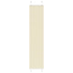Vidaxl plissé rolgordijn 50x200 cm stofbreedte 49,4 cm polyester crème