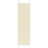 Vidaxl plissé rolgordijn 60x200 cm stofbreedte 59,4 cm polyester crème