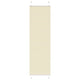 Vidaxl plissé rolgordijn 65x200 cm stofbreedte 64,4 cm polyester crème