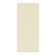 Vidaxl plissé rolgordijn 85x200 cm stofbreedte 84,4 cm polyester crème