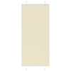 Vidaxl plissé rolgordijn 90x200 cm stofbreedte 89,4 cm polyester crème
