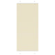 Vidaxl plissé rolgordijn 90x200 cm stofbreedte 89,4 cm polyester crème