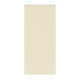 Vidaxl plissé rolgordijn 100x200 cm stofbreedte 99,4cm polyester crème