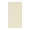 Vidaxl plissé rolgordijn 105x200cm stofbreedte 104,4cm polyester crème