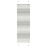 Vidaxl plissé rolgordijn 40x100 cm stofbreedte 39,4 cm lichtgrijs - afbeelding 2