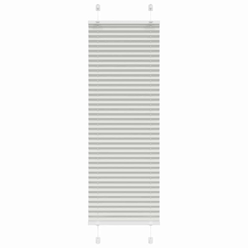 Vidaxl plissé rolgordijn 50x100 cm stofbreedte 49,4 cm lichtgrijs