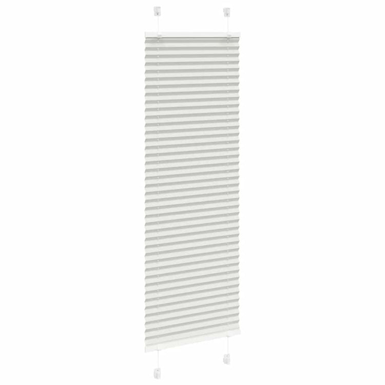 Vidaxl plissé rolgordijn 50x100 cm stofbreedte 49,4 cm lichtgrijs