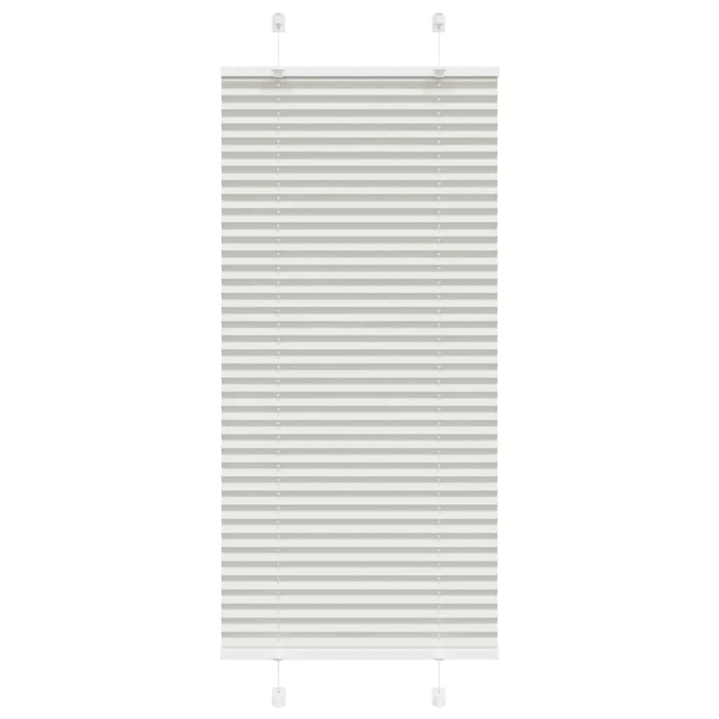 Vidaxl plissé rolgordijn 55x100 cm stofbreedte 54,4 cm lichtgrijs