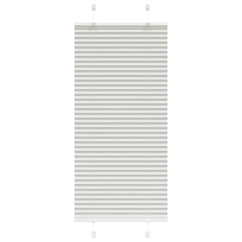 Vidaxl plissé rolgordijn 55x100 cm stofbreedte 54,4 cm lichtgrijs