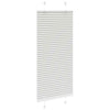 Vidaxl plissé rolgordijn 55x100 cm stofbreedte 54,4 cm lichtgrijs