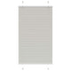 Vidaxl plissé rolgordijn 75x100 cm stofbreedte 74,4 cm polyester