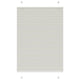 Vidaxl plissé rolgordijn 100x100 cm stofbreedte 99,4 cm polyester