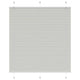Vidaxl plissé rolgordijn 115x100 cm stofbreedte 114,4 cm polyester
