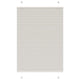 Vidaxl plissé rolgordijn 85x150 cm stofbreedte 84,4 cm polyester