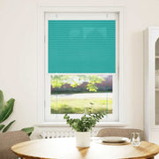 Vidaxl plissé rolgordijn 75x100 cm stofbreedte 74,4 cm petrol groen - afbeelding 2