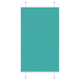 Vidaxl plissé rolgordijn 80x100 cm stofbreedte 79,4 cm petrol groen