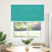 Vidaxl plissé rolgordijn 115x100cm stofbreedte 114,4cm petrol groen - afbeelding 2