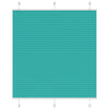 Vidaxl plissé rolgordijn 120x100cm stofbreedte 119,4cm petrol groen