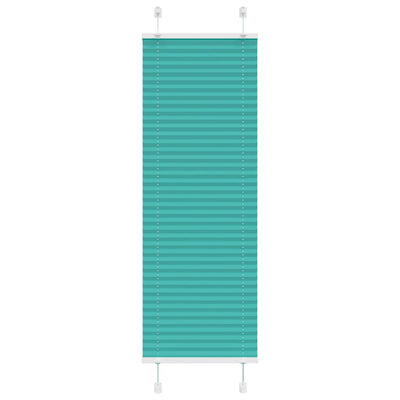 Vidaxl plissé rolgordijn 40x150 cm stofbreedte 39,4 cm petrol groen